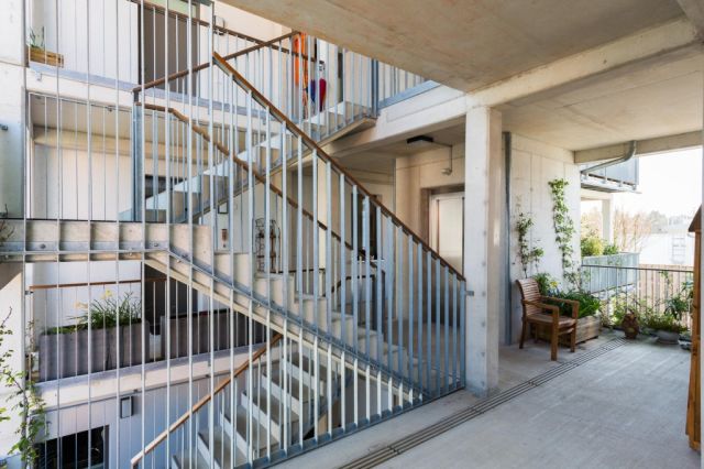 Treppe im 1.Stock mit Sitzgruppe